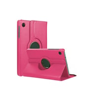 Samsung Galaxy Tab A11 360 Tablet Deri Kılıf - Pembe