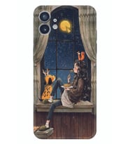 Nothing Phone 1 Kılıf Desenli Silikon Dog And Girl 1358