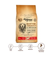 Mydog Az Tahıllı Dana Etli Yüksek Enerji Yetişkin Tüm Irk Köpek Maması 12kg
