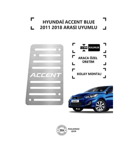 Hyundai Accent Blue Ayak Dinlendirme Pedalı Krom Ayak Dayama Pedalı