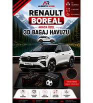 Alberto Rossi Renault Boreal ( ÜST KISIM ) 2026 - 2026 Araca Özel 3D Bagaj Havuzu