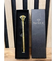 Kişiye Özel İsim Yazılı Kutulu roller kalem Kadına, Sevgiliye ve Öğretmene Hediyelik⁠