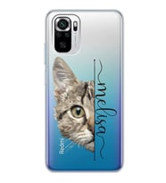 Xiaomi Kedi Trigromi Tasarımlı Şeffaf Telefon Kılıfı