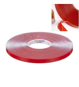 Silikon Çift Taraflı Montaj Bantı Şeffaf Tape 19mm X 33mt