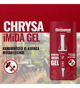 Chrysamed Chrysa İmida Gel 5 Gr. Böcek İlacı Hamam Böceği ve Karınca Mücadelesinde Etkili