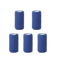 SAYBERK - KENDİNDEN YAPIŞKANLI BANDAJ 10CMX4.5 MT MAVİ - 5 ADET