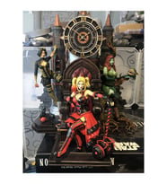 Steampunk Gotham City Harley Quinn Poison Ivy Catwoman Obje Büyük Boy 25CM