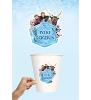 Frozen Karlar Ülkesi Sticker 20'li (Yapışkanlı Kağıt)  *Doğum Günü