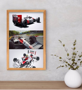BK Gift Formula 1 Tasarımlı Dekoratif Retro Ahşap Çerçeveli Tablo-10
