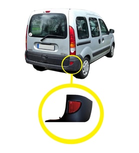 2004-2008 RENAULT KANGOO Uyumlu TAMPON KÖŞE BANDI REFLEKTÖRÜ İLE BİRLİKTE SAĞ TARAF YOLCU TARAFI