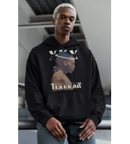 XXX Tentacion Rapper Baskılı Unisex Oversize Şarkıcı Hoodie