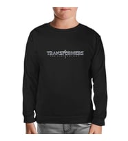 Transformers 5 - Logo Siyah Çocuk Sweatshirt