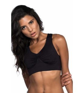 SİYAH MI Emay 4011 Sporcu Toparlayıcı Büstiyer