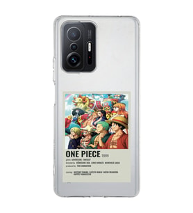 Redmi Mi 11T/Mi 11T Pro Uyumlu One Piece Desenli Şeffaf Telefon Kılıfı