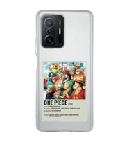 Redmi Mi 11T/Mi 11T Pro Uyumlu One Piece Desenli Şeffaf Telefon Kılıfı