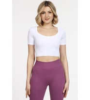 DoReMi Seamless Kare Yaka Spor Büstiyer (Beyaz)