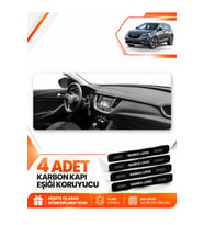 OPEL GRANDLAND X (2017-2020) Uyumlu Ön Torpido Koruma Kılıfı Halısı - Siyah