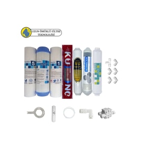 Purefer Açık kasa çift sedimentli Sertifikalı 7li Orijinal Lg Kuno mebran 4lü mineral+B12 alkali
