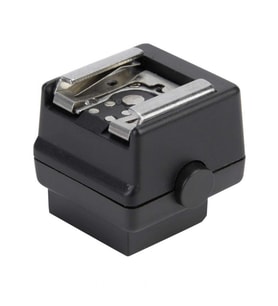 Sony Minolta İçin Hot Shoe Converter, Flaş Kızağı Dönüştüürücü (Siyah)