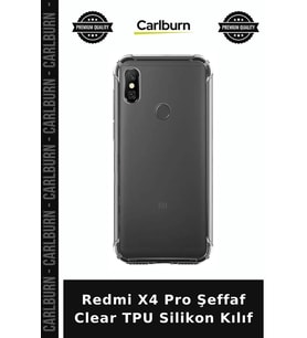 Redmi X4 Pro Şeffaf Clear TPU Silikon Kılıf Telefon Kılıfı