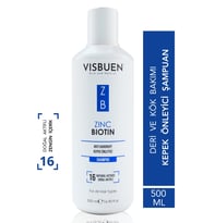 Çinko Biotin 16 Doğal Aktifli Kepek Önleyici Bakım Şampuanı