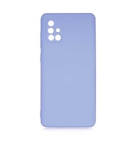 Samsung Galaxy A71 Kılıf Orj Lansman Serisi Pürüzsüz Esnek Kadife İç Kısım (Lila)
