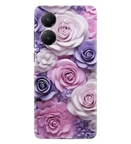 Xiaomi Poco X7 Pro Kılıf Boutique Baskılı Resimli Mor Güller Pcode -029