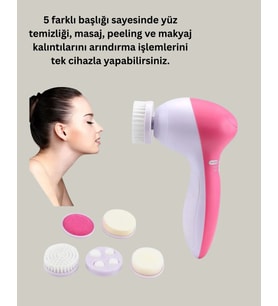 Fırçalı Yüz Temizleme ve Spa Masaj Cihazı