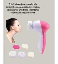 Fırçalı Yüz Temizleme ve Spa Masaj Cihazı