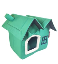 XPERMATE Pet Villa Kedi Evi Kedi Villası Kedi Kulübesi Kedi Evleri (Turkuaz)