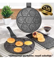 CVS DN 20061 Emojili Döküm Pankek Tavası