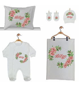 Pia Baby Gl 2202 İsme Özel Beşli Tulum Set