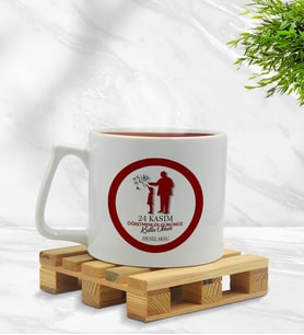 BK Gift Kişiye Özel Öğretmenler Günü Middle Beyaz Kupa Bardak- 10, Öğretmene Hediye, Öğretmenler Günü