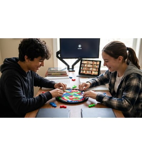 Hexagon Zeka Oyunu - Geometrik Akıl ve Mantık Puzzle - Kilitli Kapaklı Taşınabilir Akıl Oyunu