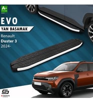 S-Dizayn Renault Duster 3 Evo Aluminyum Yan Basamak 183 Cm 2024 Üzeri A+ Kalite