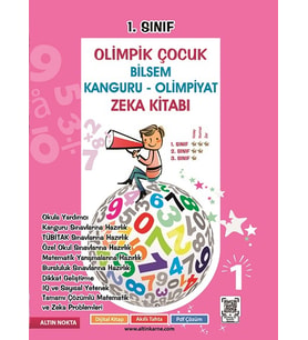 ALTIN NOKTA 1. SINIF OLİMPİK ÇOCUK ZEKA KİTABI