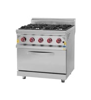 CSA Karacasan 700 Seri Doğalgazlı Dört Gözlü Kuzineli Ocak80x70x85Cm