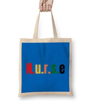 Nurse Gift İdea Funny Saying Quote- Nursing Medical Bez Çanta Uzun Saplı