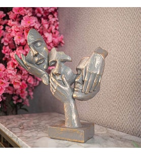 Görmedim Duymadım Bilmiyorum Mask Biblo Taş Gold, Mask Biblo, Yeni Yıl Hediyesi