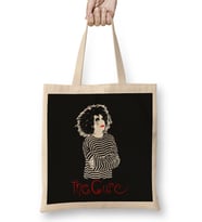 Robert Smith in Stripes For Black Better The Cure Bez Çanta Uzun Saplı