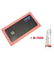 Tkgz Huawei Uyumlu Nova 5T Arka Pil Batarya Kapağı (CAM B-7000) SİYAH