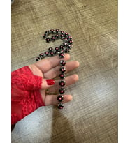 EN 1 CM BOY 45 CM ÇELİK NAZAR BONCUKLU ÇANTA GİYİM AKSESUARI ŞERİT (Siyah)