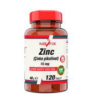 Nevfix Zinc Çinko Pikolinat 15 mg 120 Tablet