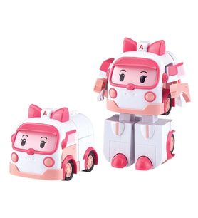 Robocar Poli Transforming Robot Figür- Amber 0651