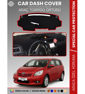 TOYOTA VERSO (2009-2018) Torpido Örtüsü Ön Göğüs Koruma Tam Uyum Kolay Montaj