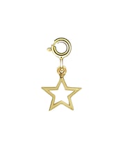 Altın Yıldız Charm Kolye Ucu (Sarı Altın)