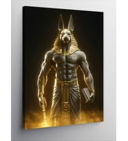 Kanvas Tablo Anubis Eski Mısır