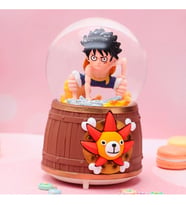 One Piece Luffy Işıklı Müzikli Ve Püskürtmeli Büyük Boy Kar Küresi