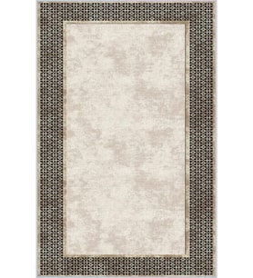 Eliana Home Baskılı, Yıkanabilir Kaymaz Taban Salon Halısı LNA0156-SD751 100x150 cm (Bej)