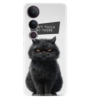 Vivo V50 Lite Kılıf Boutique Baskılı Resimli Don't Touch Cat Pcode -011